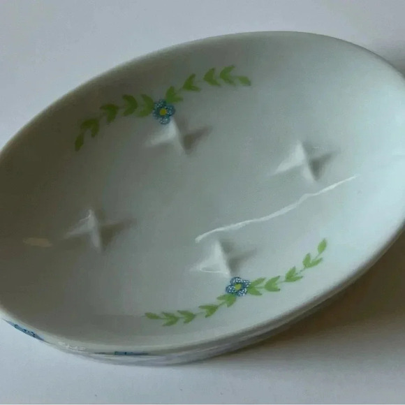 Vintage Counterpoint San Francisco Hand Decorated Soap Dish Rose Pattern - Picture 2 of 5